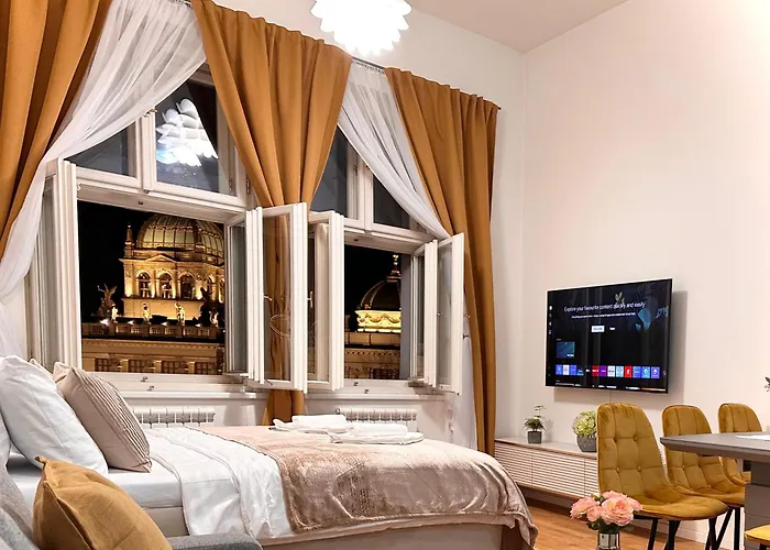 شقة 1 Center Elegant 2br With Panoramic Museum View And King Bed